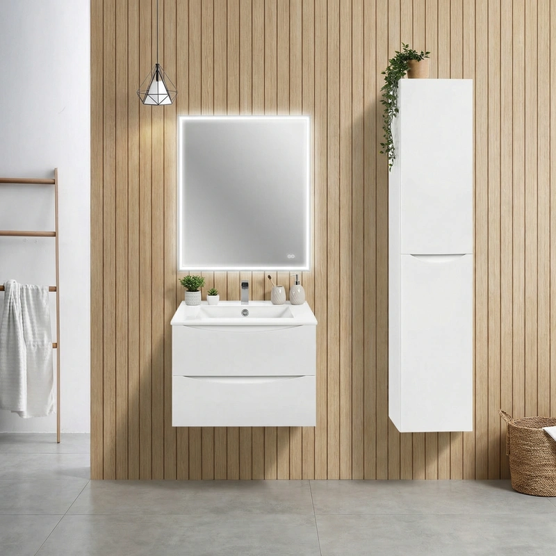 Дизайн интерьера в стиле Хюгге — Ванная от нейросети RoomGPT