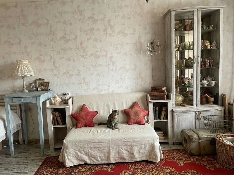 Дизайн гостиной в стиле Без стиля — фото интерьера от нейросети RoomGPT