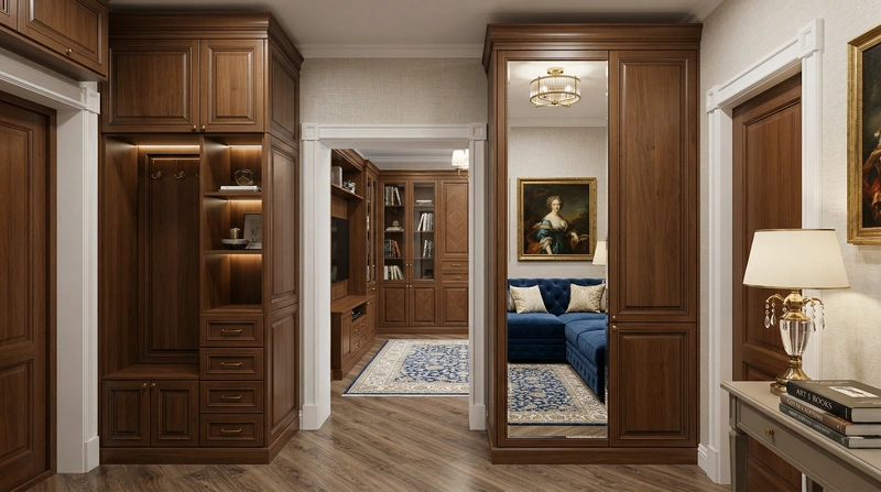 Дизайн интерьера в стиле Классика — Гостиная от нейросети RoomGPT