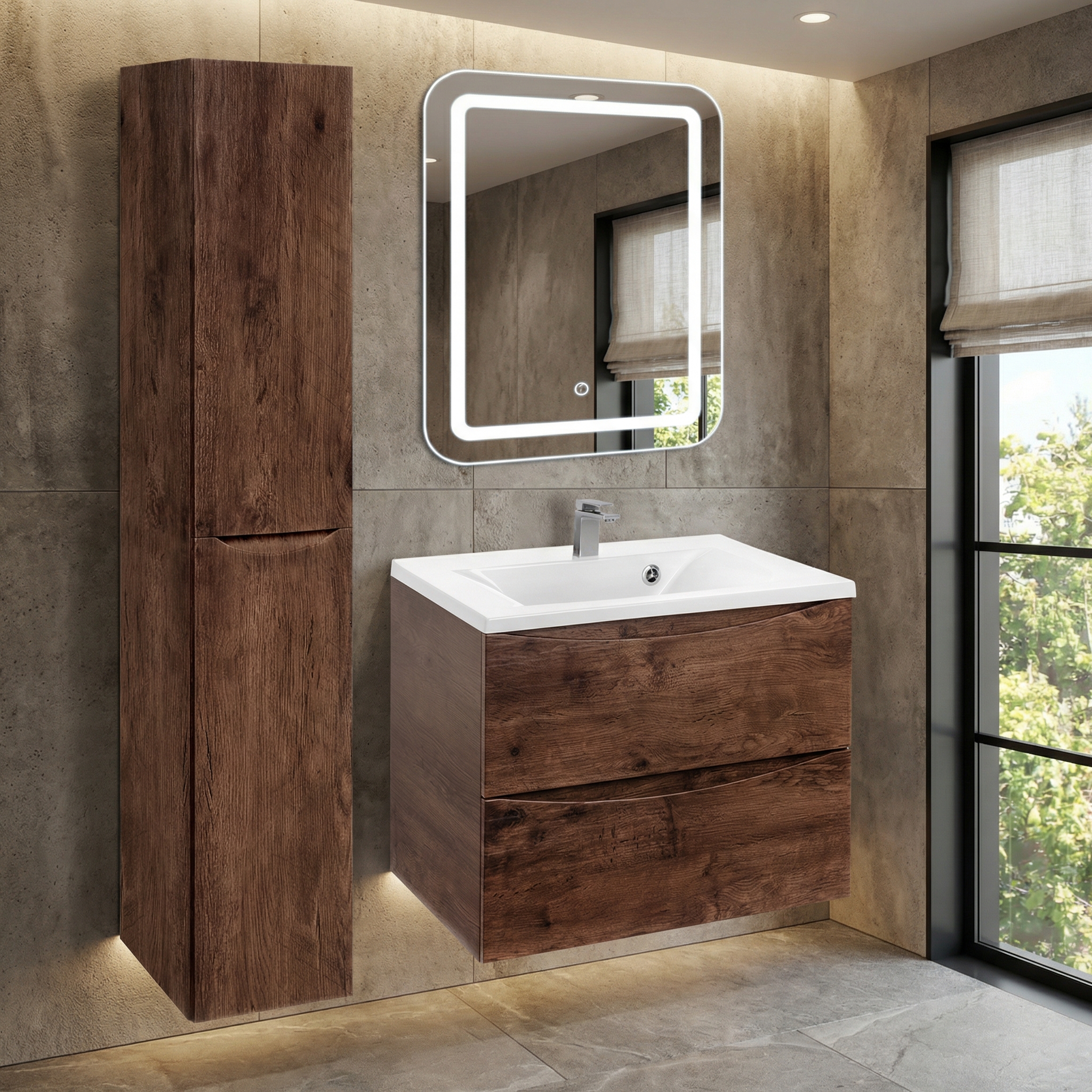 Дизайн ванной в стиле Минимализм — фото интерьера от нейросети RoomGPT