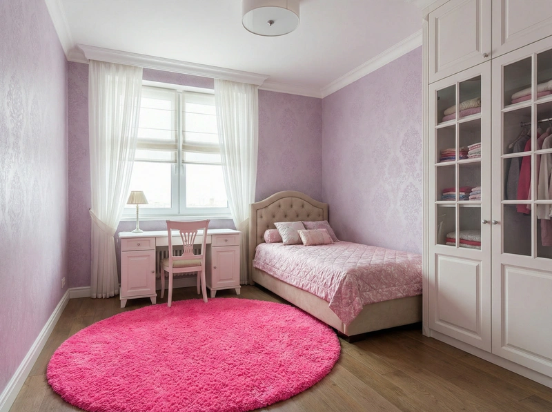 Дизайн интерьера в стиле Классика — Детская от нейросети RoomGPT