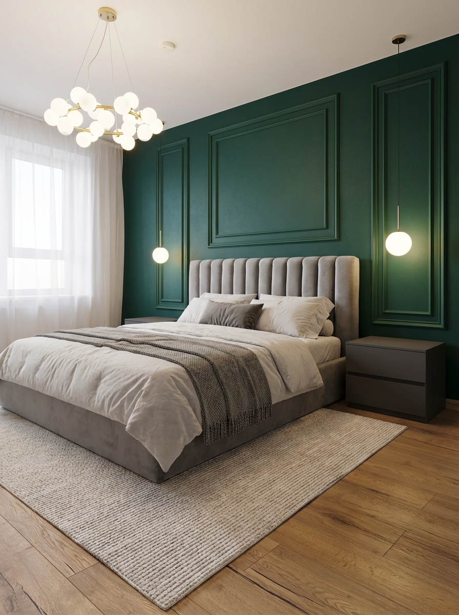 Дизайн спальни в стиле Минимализм — фото интерьера от нейросети RoomGPT