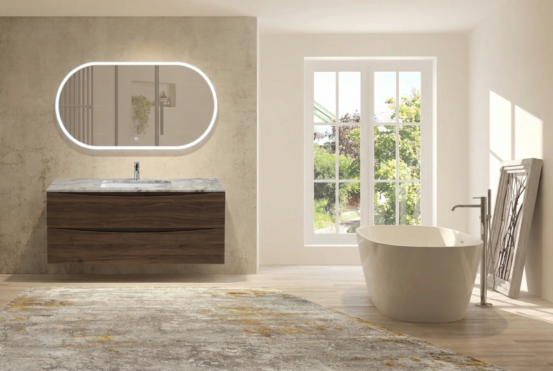 Дизайн интерьера в стиле Контемпорари — Ванная от нейросети RoomGPT