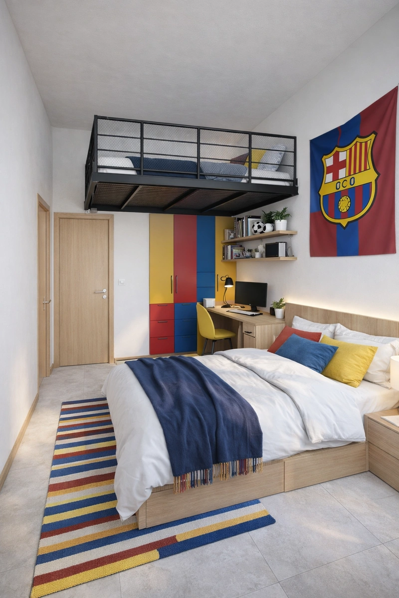 Дизайн интерьера в стиле Хюгге — Гостиная от нейросети RoomGPT