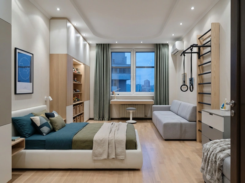 Дизайн интерьера в стиле Минимализм — Детская от нейросети RoomGPT