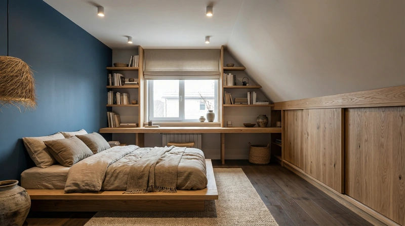 Дизайн детской в стиле Japandi — фото интерьера от нейросети RoomGPT