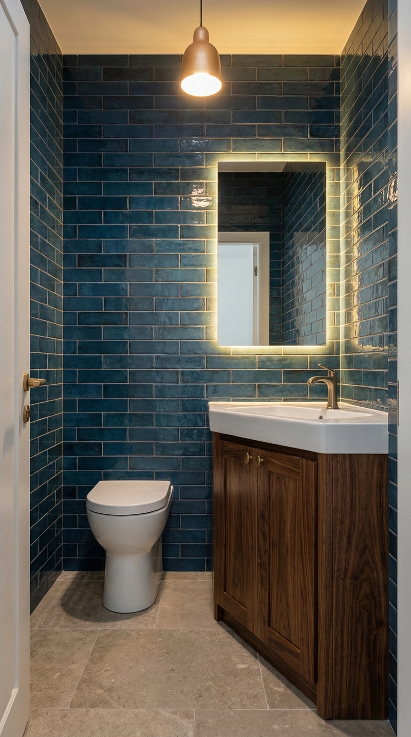 Дизайн ванной в стиле Эклектика — фото интерьера от нейросети RoomGPT