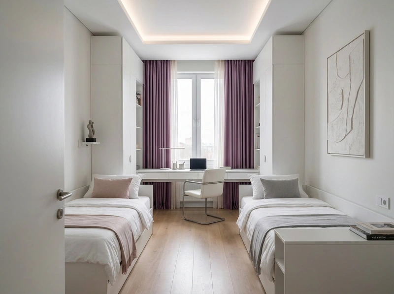 Дизайн детской в стиле Минимализм — фото интерьера от нейросети RoomGPT