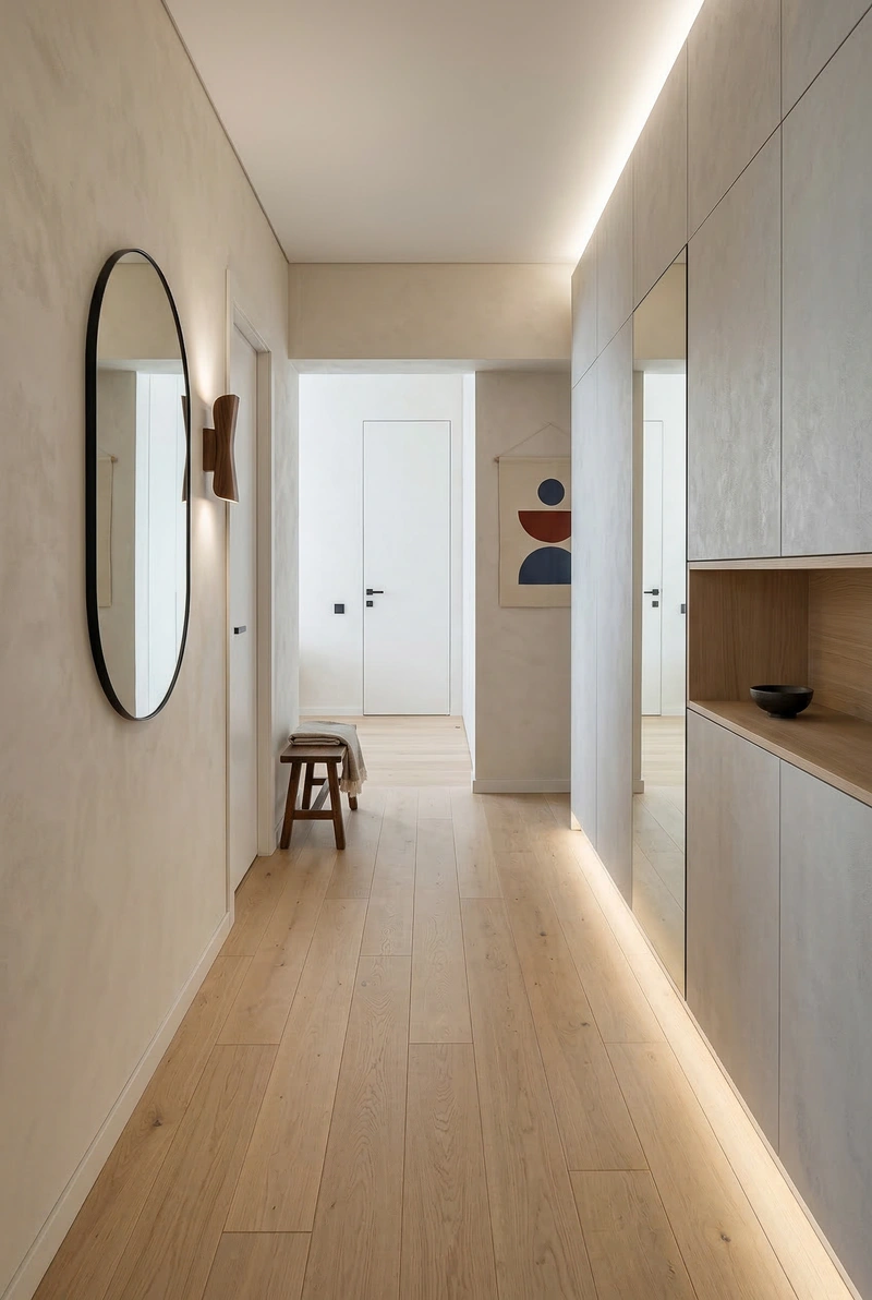 Дизайн интерьера в стиле Минимализм — Прихожая от нейросети RoomGPT