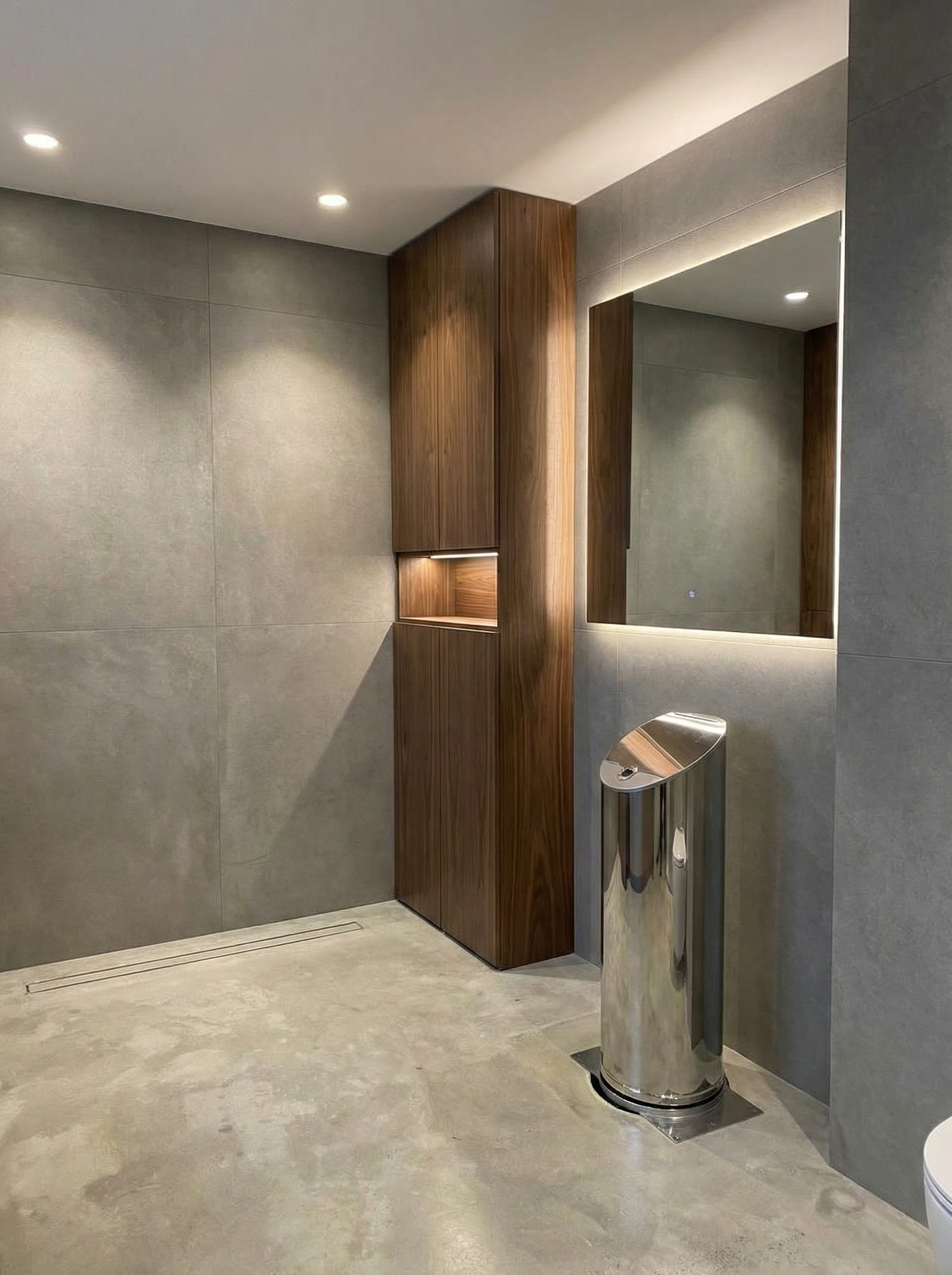 Дизайн ванной в стиле Минимализм — фото интерьера от нейросети RoomGPT