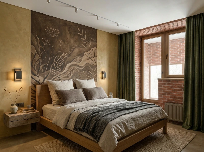 Дизайн спальни в стиле Japandi — фото интерьера от нейросети RoomGPT