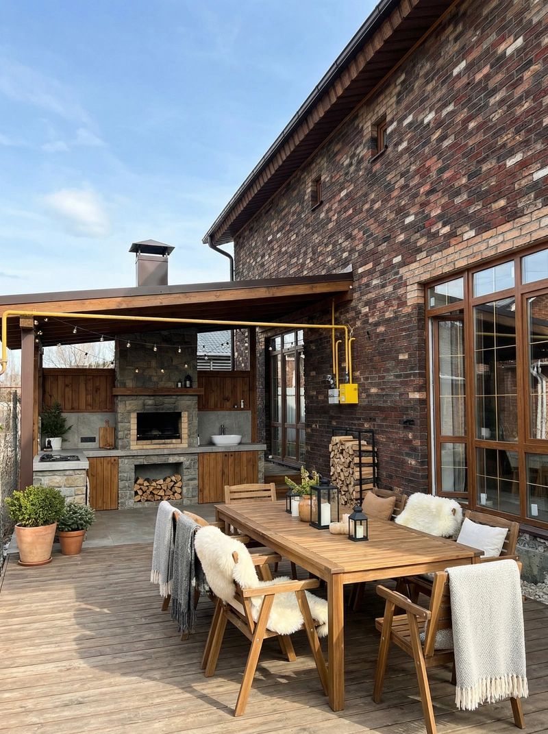 Дизайн интерьера в стиле Хюгге — Фасад от нейросети RoomGPT