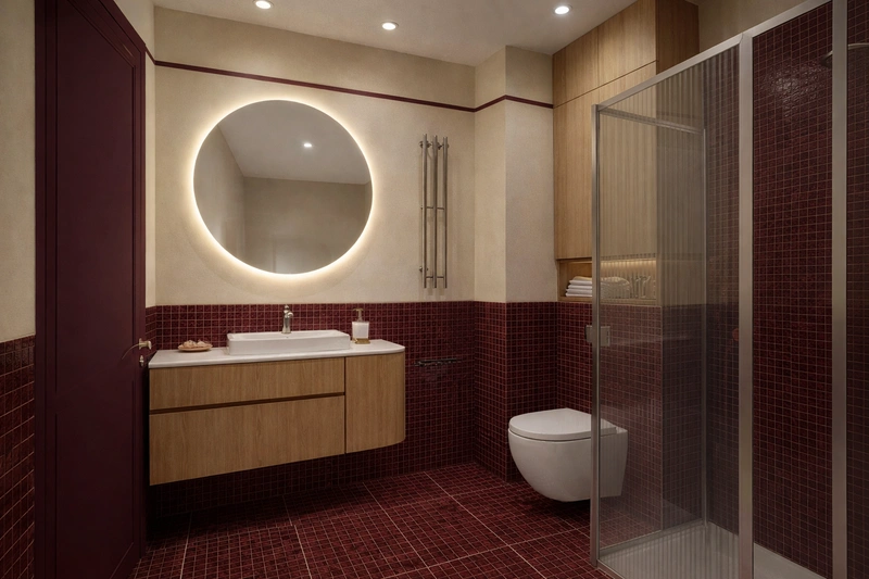 Дизайн ванной в стиле Без стиля — фото интерьера от нейросети RoomGPT