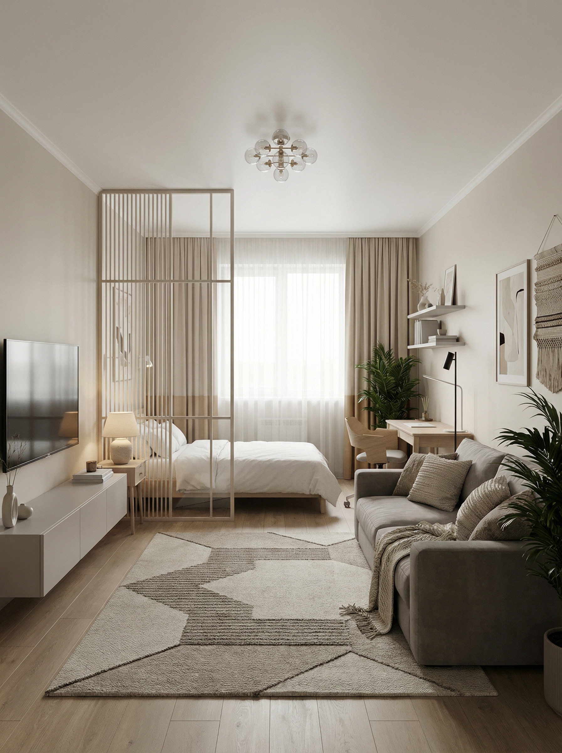 Дизайн гостиной в стиле Минимализм — фото интерьера от нейросети RoomGPT