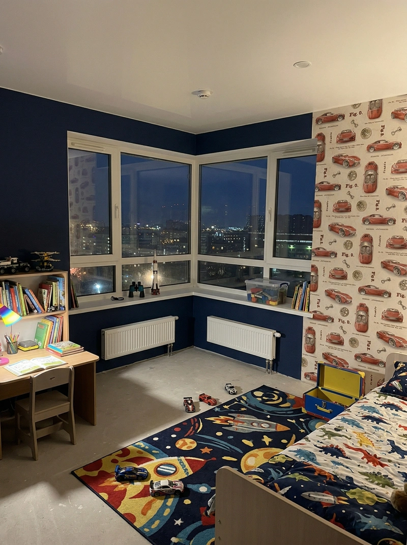 Дизайн детской в стиле Без стиля — фото интерьера от нейросети RoomGPT