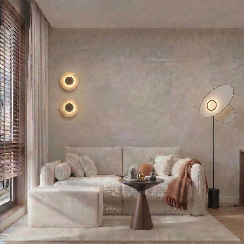 Дизайн интерьера в стиле Минимализм — Гостиная от нейросети RoomGPT