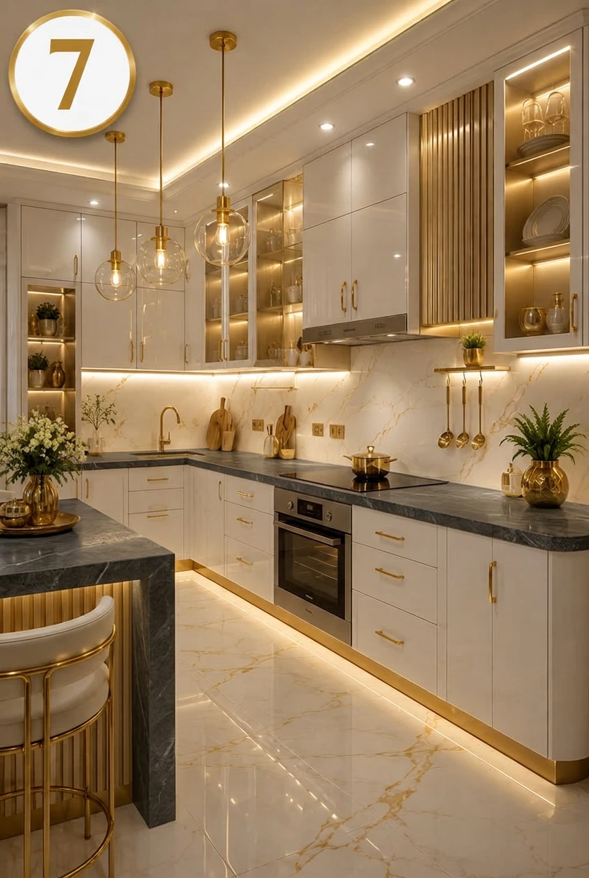 Дизайн кухни в стиле Лофт — фото интерьера от нейросети RoomGPT