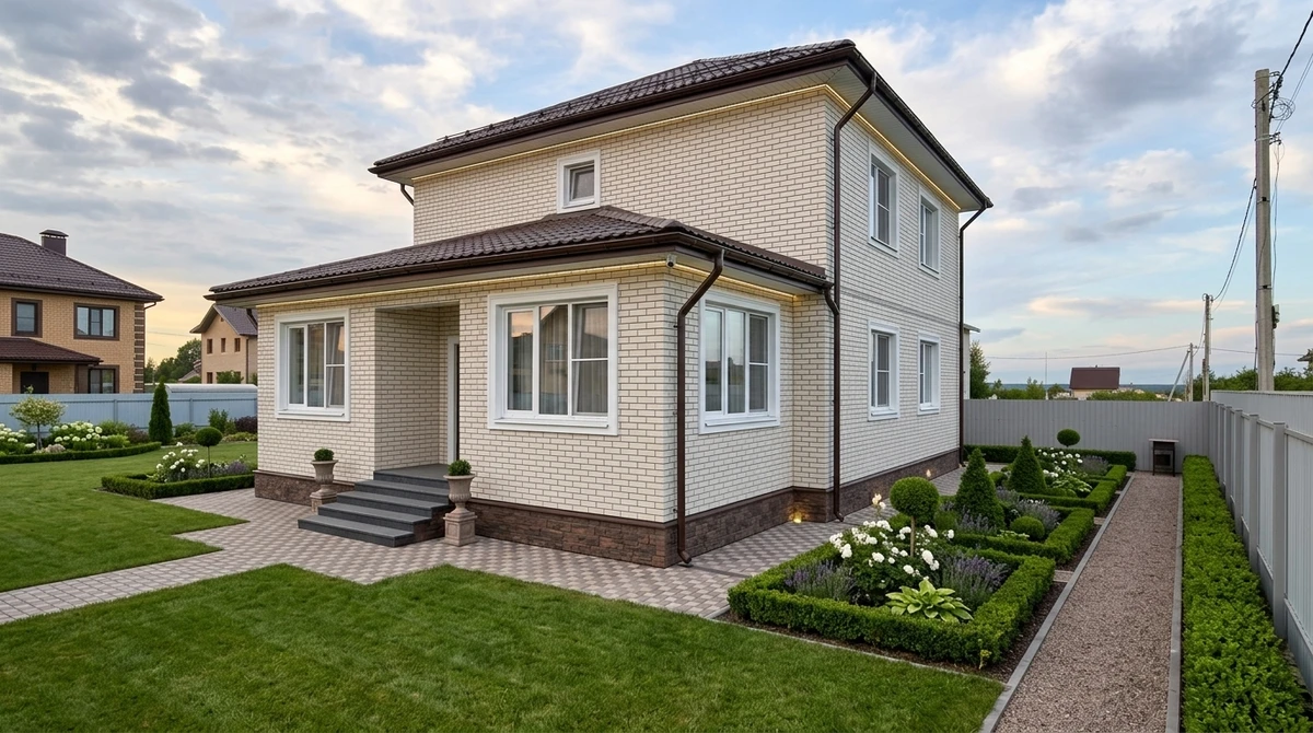 Дизайн участка в стиле Классика — фото участка от нейросети RoomGPT