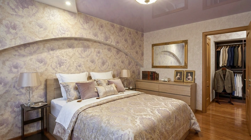 Дизайн интерьера в стиле Классика — Спальня от нейросети RoomGPT