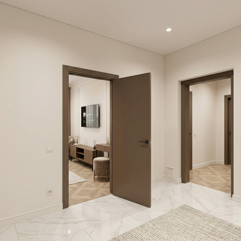 Дизайн интерьера в стиле Классика — Гостиная от нейросети RoomGPT