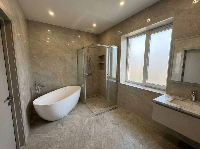 Дизайн ванной в стиле Без стиля — фото интерьера от нейросети RoomGPT