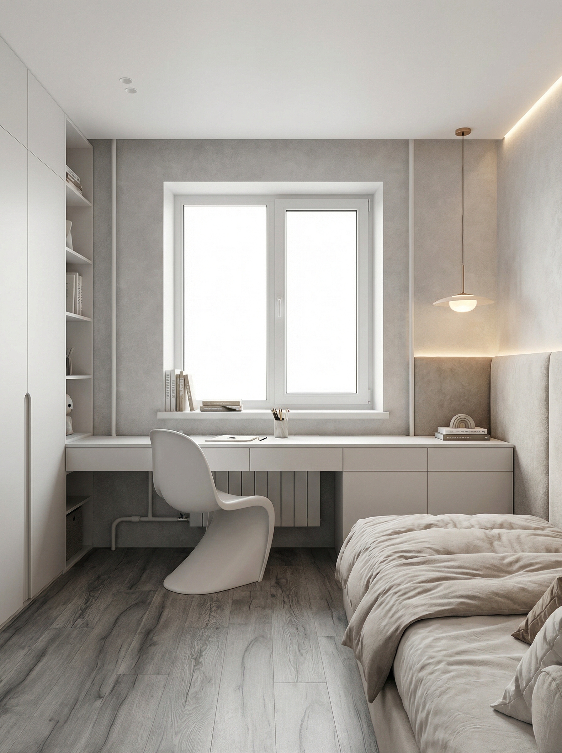 Дизайн детской в стиле Минимализм — фото интерьера от нейросети RoomGPT