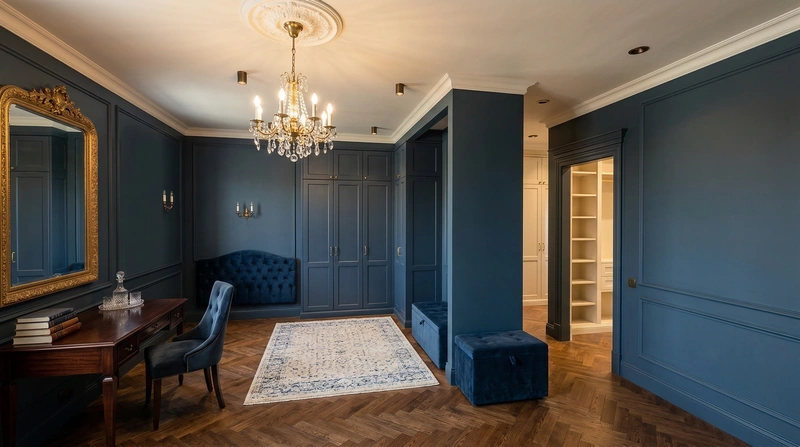 Дизайн интерьера в стиле Классика — Спальня от нейросети RoomGPT