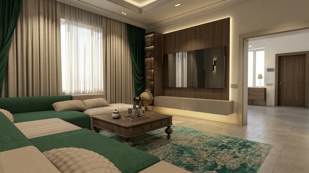 Дизайн прихожей в стиле Контемпорари — фото интерьера от нейросети RoomGPT