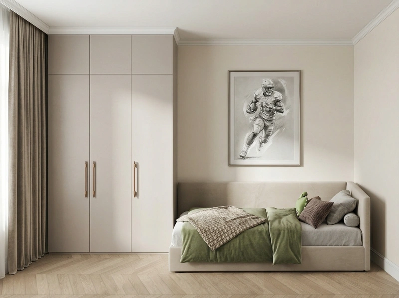 Дизайн детской в стиле Без стиля — фото интерьера от нейросети RoomGPT