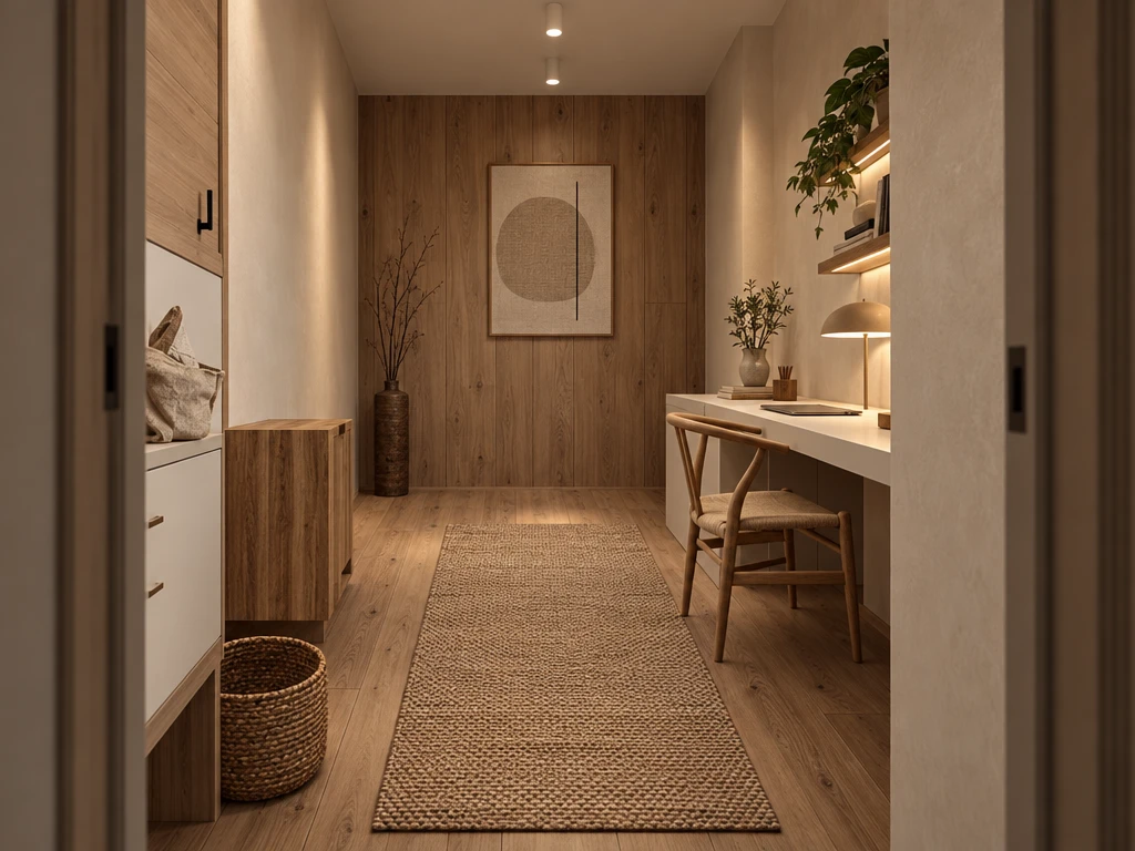 Дизайн кабинета в стиле Japandi — фото интерьера от нейросети RoomGPT