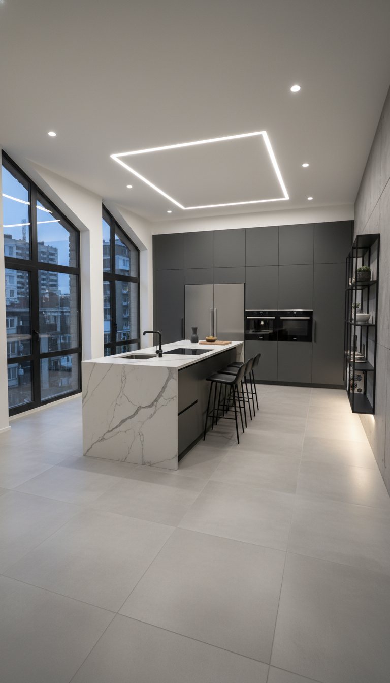 Дизайн кухни в стиле Минимализм — фото интерьера от нейросети RoomGPT