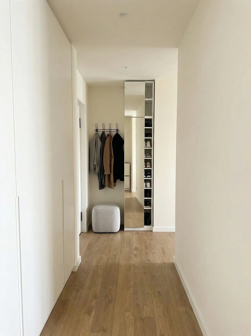 Дизайн интерьера в стиле Сканди — Прихожая от нейросети RoomGPT