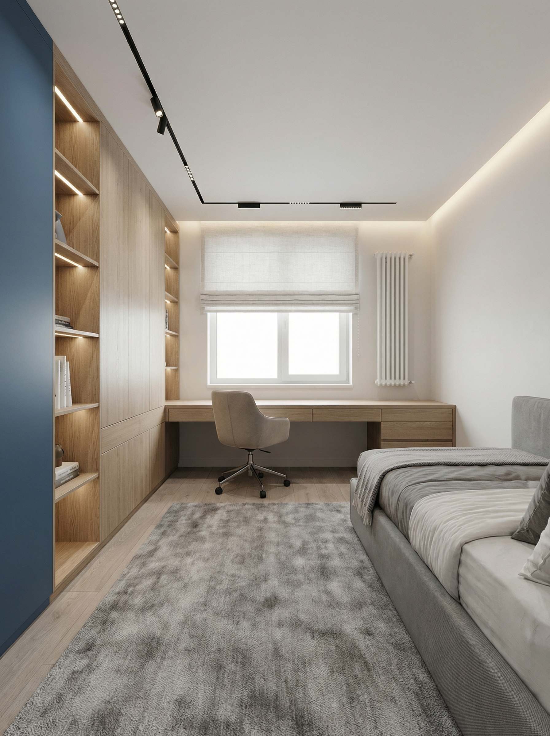 Дизайн детской в стиле Минимализм — фото интерьера от нейросети RoomGPT