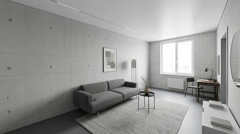 Дизайн гостиной в стиле Минимализм — фото интерьера от нейросети RoomGPT