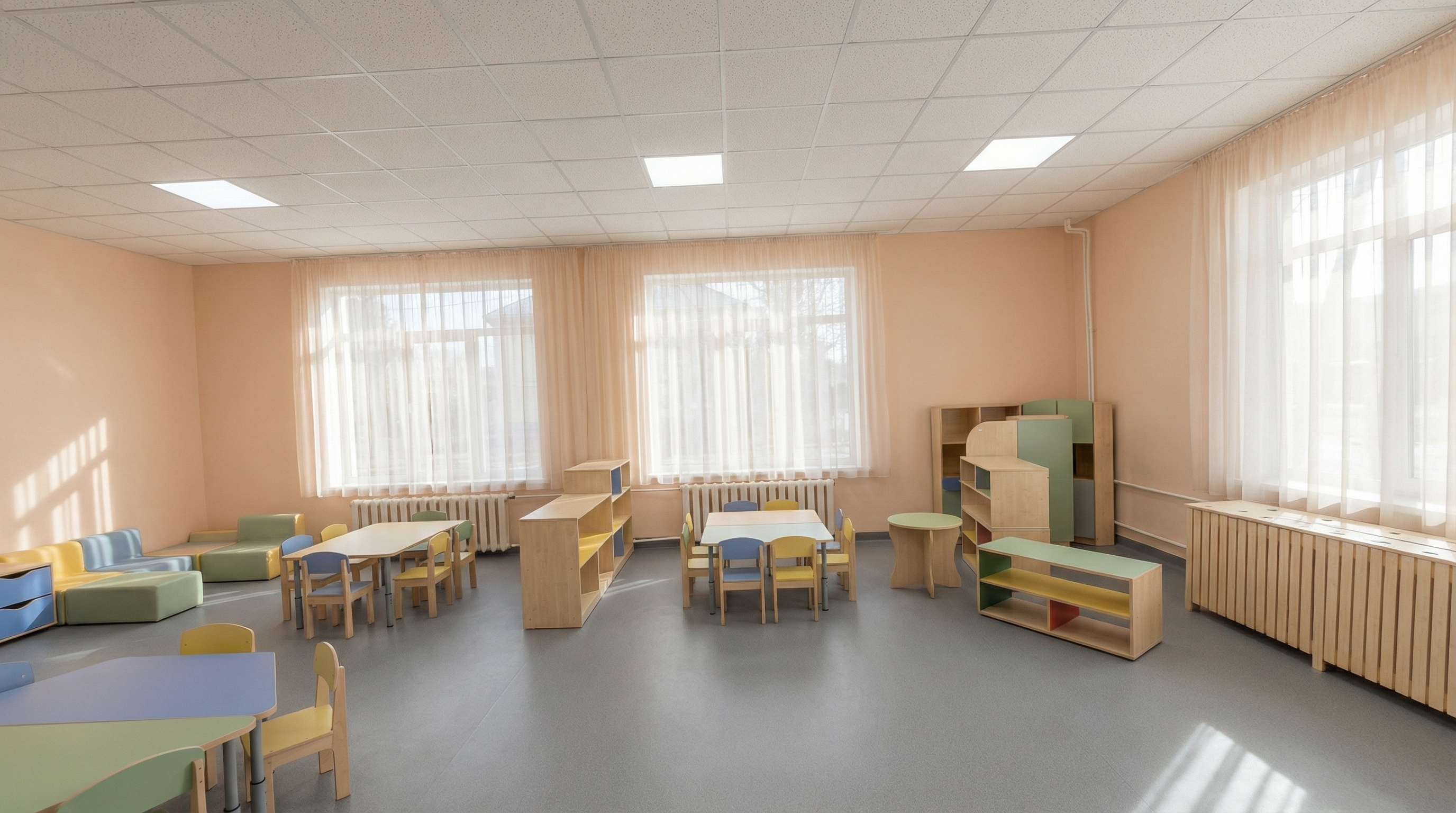 Дизайн детской в стиле Минимализм — фото интерьера от нейросети RoomGPT