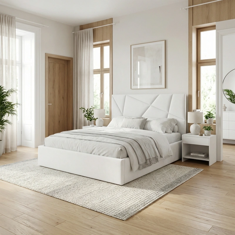 Дизайн интерьера в стиле Сканди — Спальня от нейросети RoomGPT