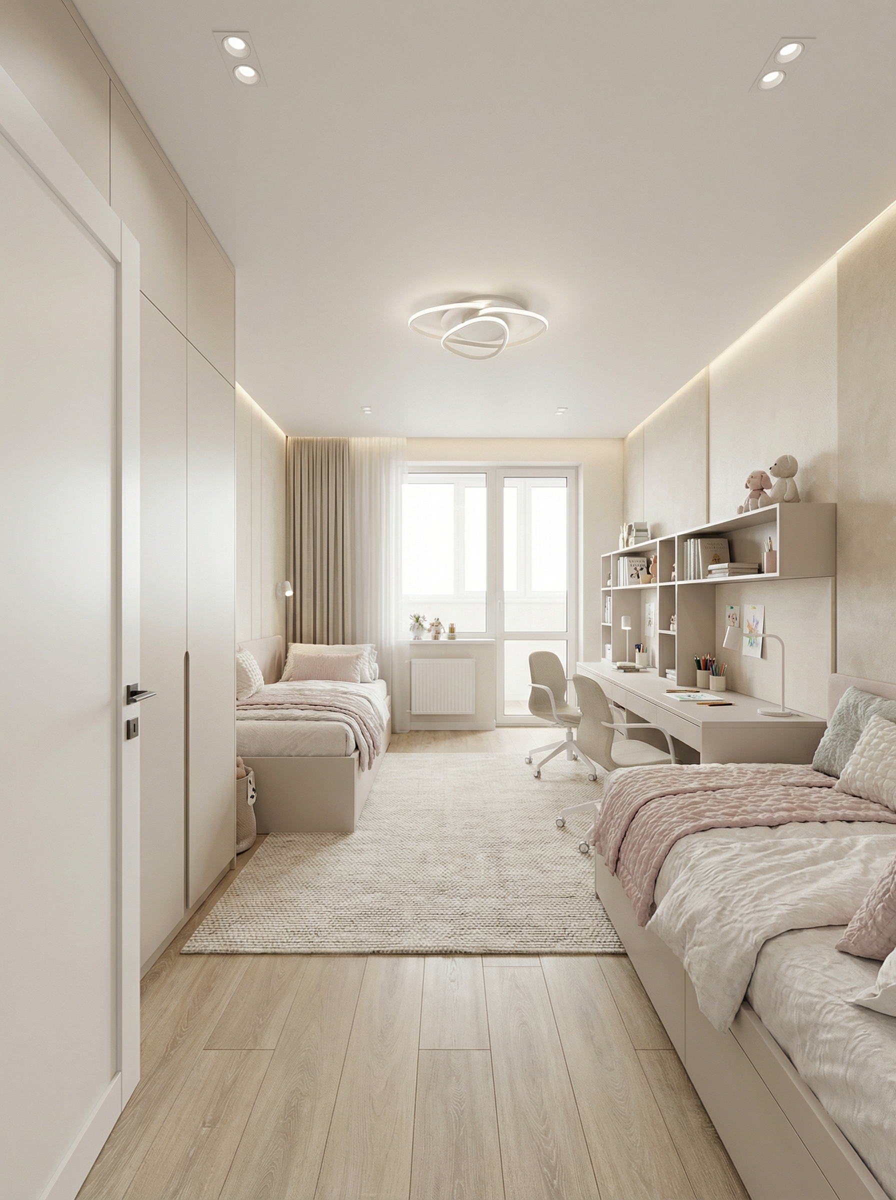 Дизайн детской в стиле Минимализм — фото интерьера от нейросети RoomGPT