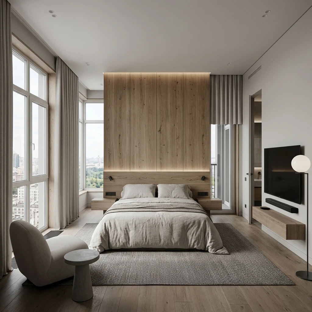 Дизайн гостиной в стиле Минимализм — фото интерьера от нейросети RoomGPT