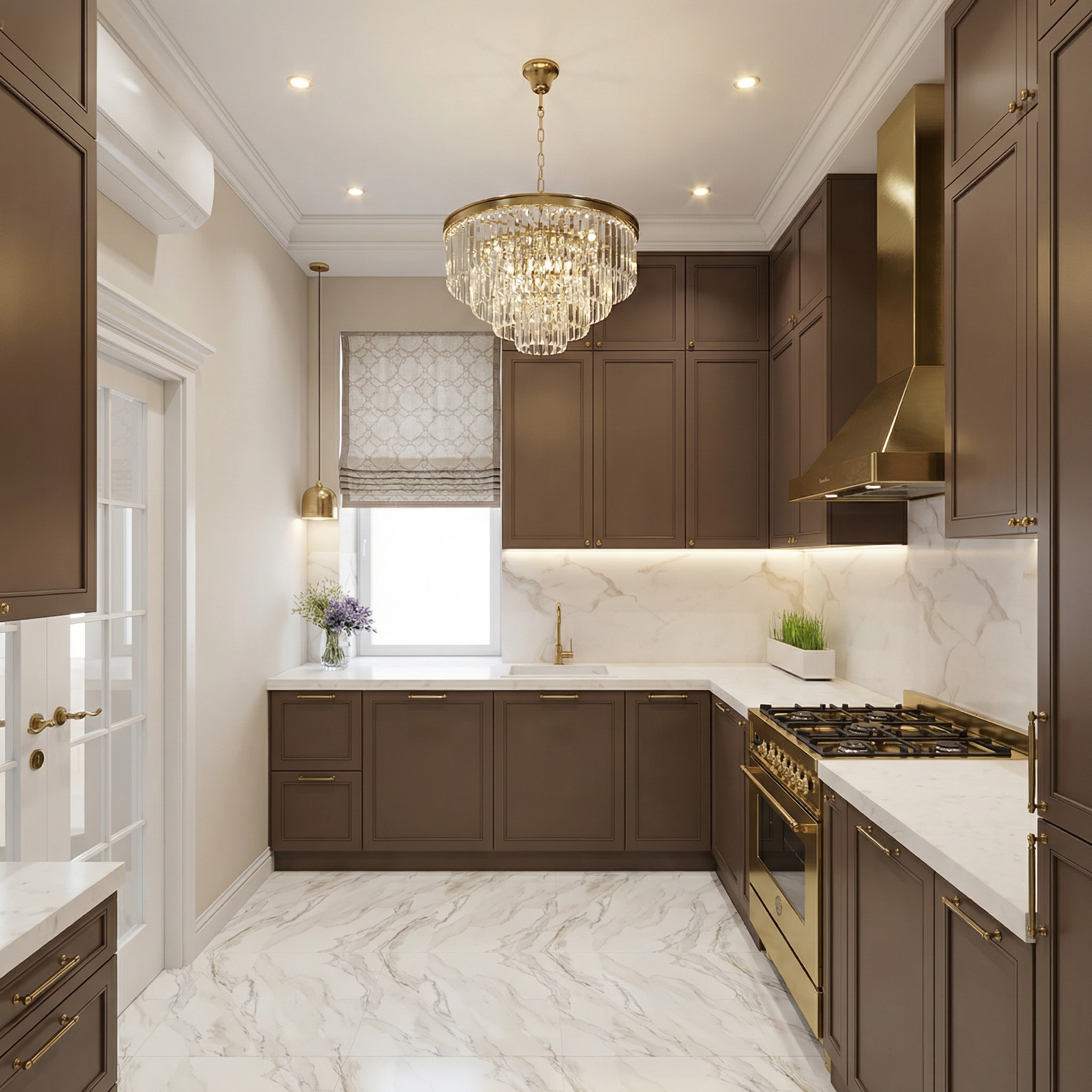 Дизайн кухни в стиле Неоклассика — фото интерьера от нейросети RoomGPT