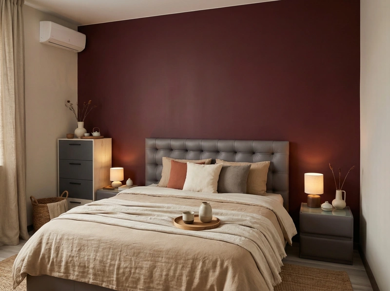 Дизайн спальни в стиле Japandi — фото интерьера от нейросети RoomGPT