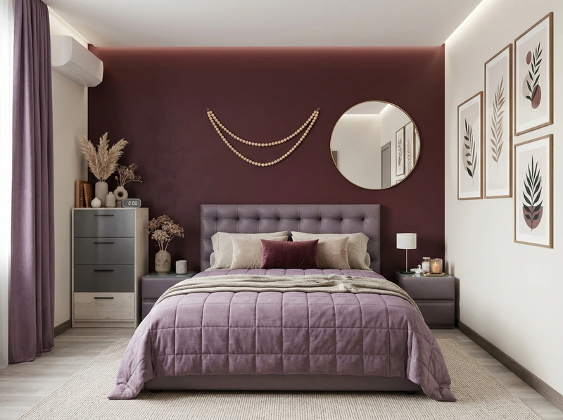 Дизайн спальни в стиле Сканди — фото интерьера от нейросети RoomGPT