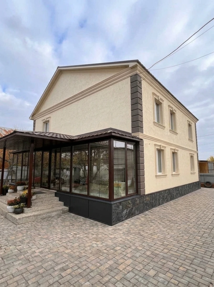 Дизайн фасада в стиле Неоклассика — Фасад от нейросети RoomGPT