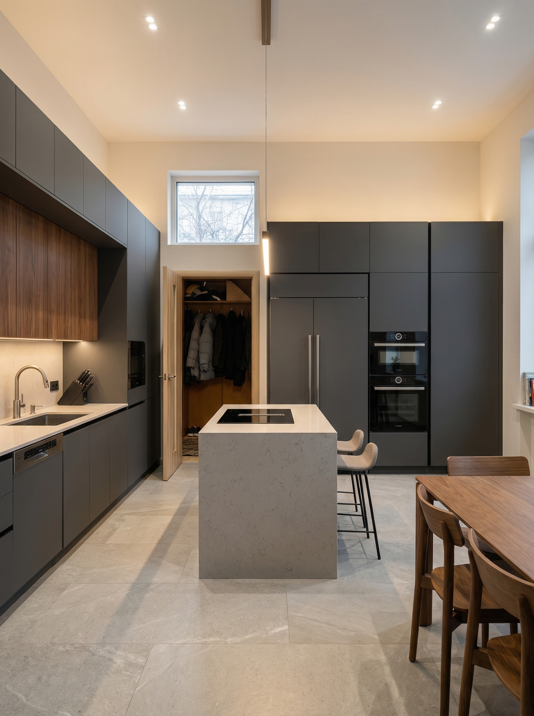 Дизайн кухни в стиле Минимализм — фото интерьера от нейросети RoomGPT