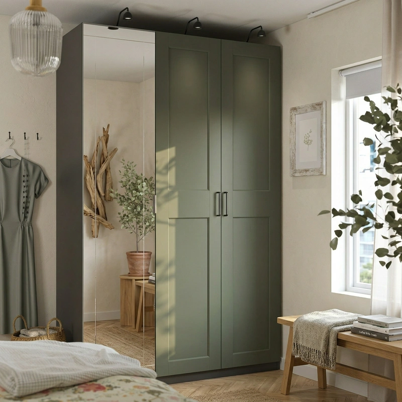 Дизайн интерьера в стиле Сканди — Спальня от нейросети RoomGPT