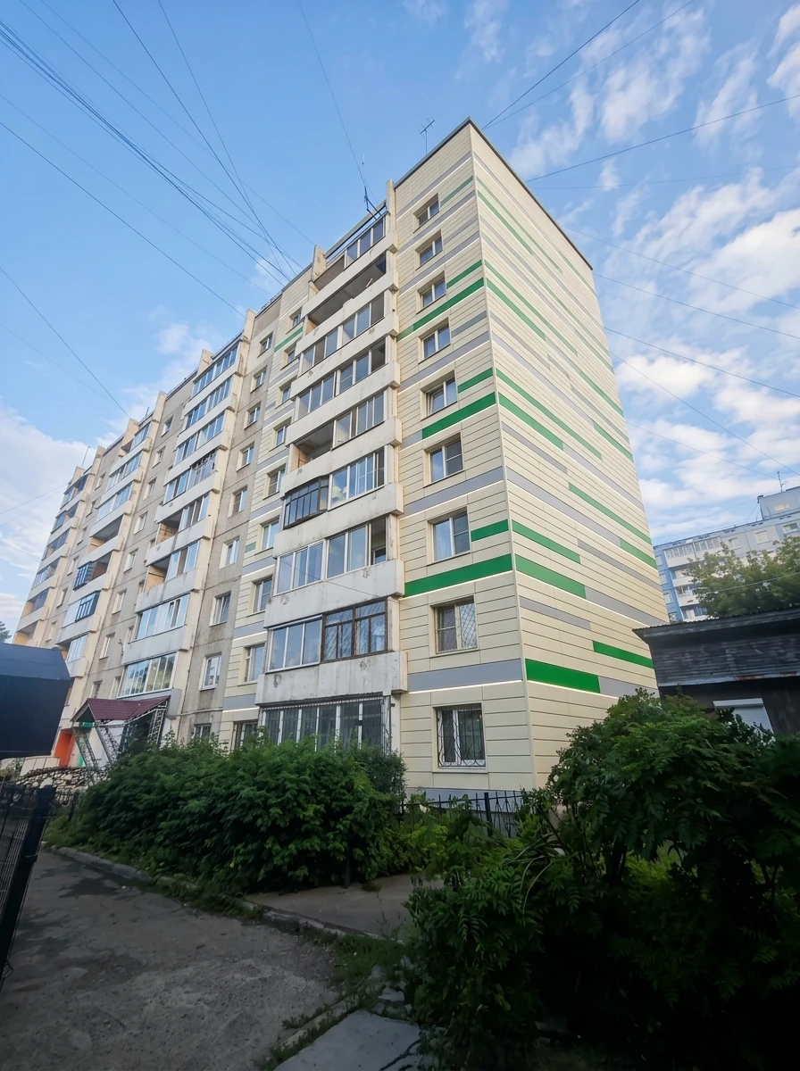 Дизайн фасада в стиле Хай-тек — Фасад от нейросети RoomGPT
