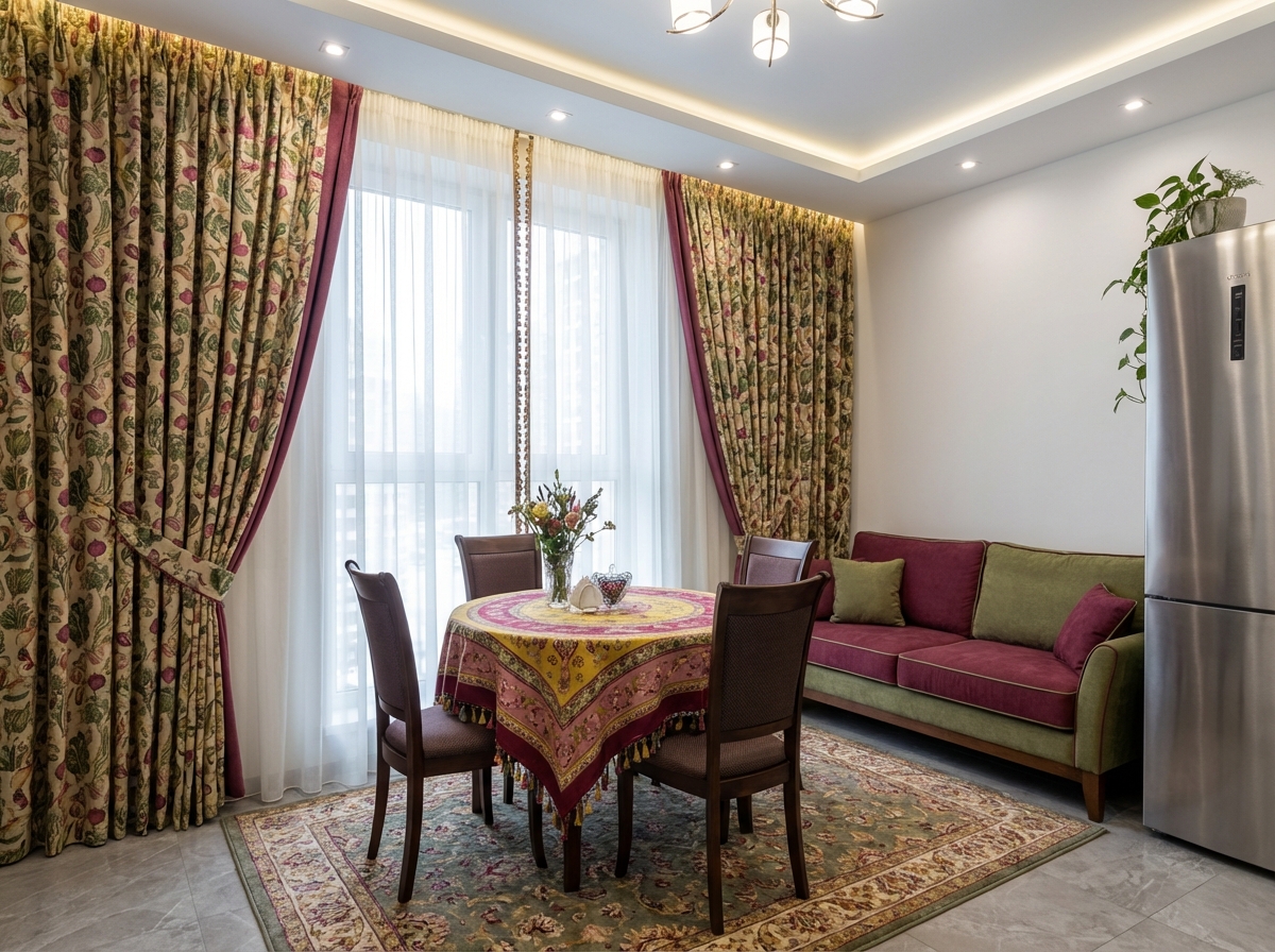 Дизайн гостиной в стиле Контемпорари — фото интерьера от нейросети RoomGPT