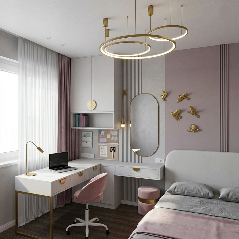 Дизайн детской в стиле Без стиля — фото интерьера от нейросети RoomGPT