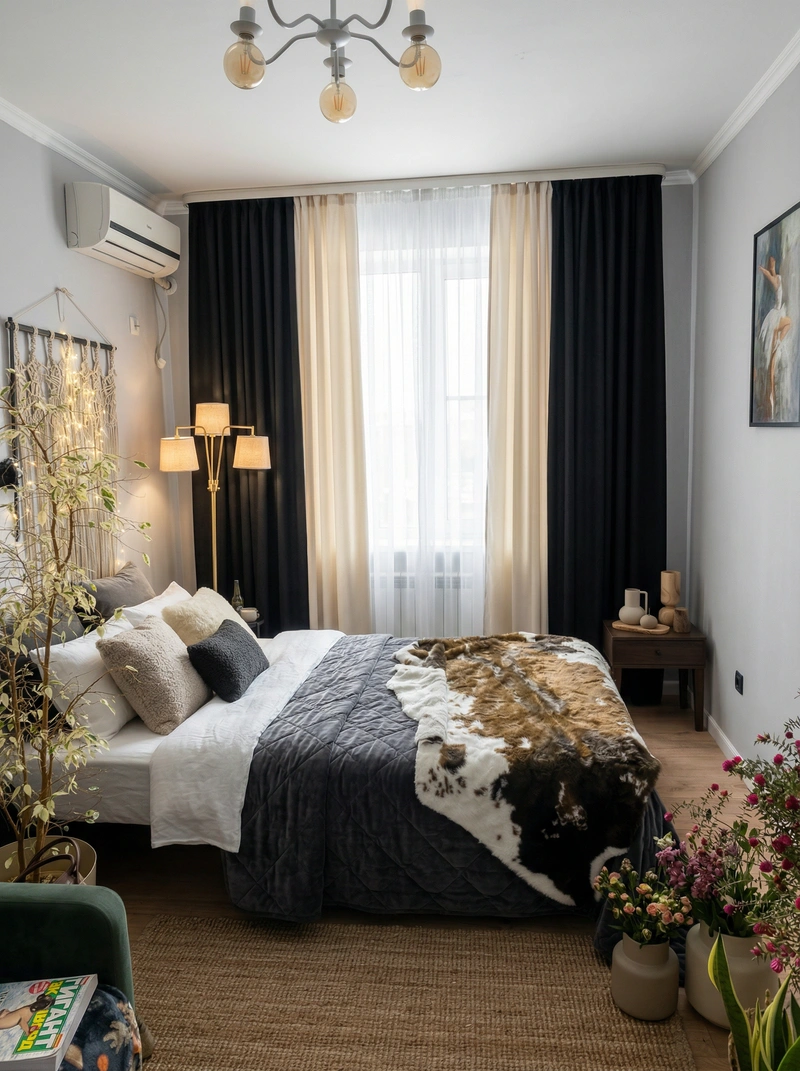 Дизайн интерьера в стиле Хюгге — Гостиная от нейросети RoomGPT