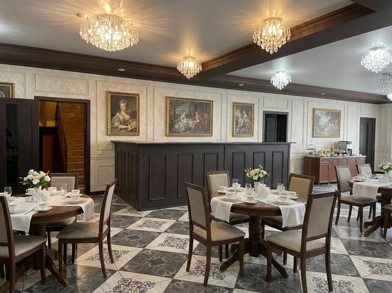 Дизайн интерьера в стиле Классика — Гостиная от нейросети RoomGPT