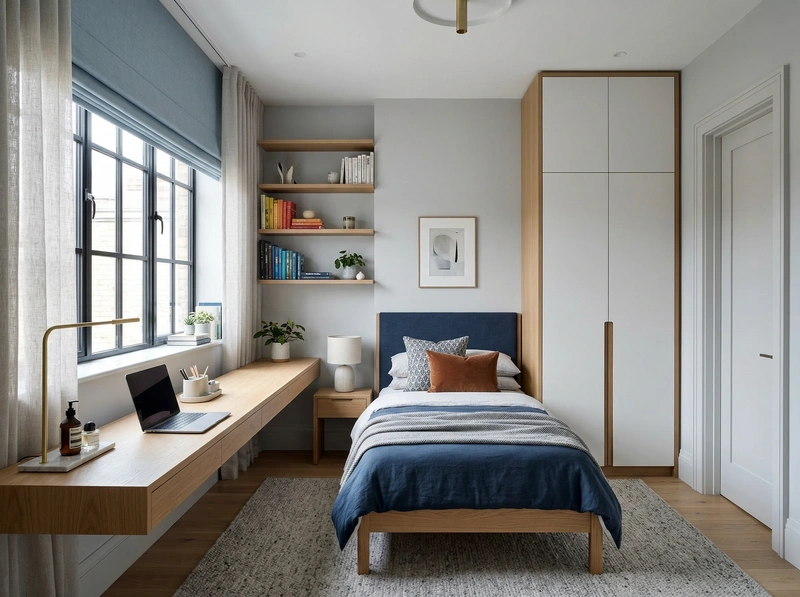 Дизайн детской в стиле Минимализм — фото интерьера от нейросети RoomGPT